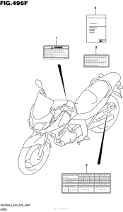 DL650 (ABS) Label (Dl650Xal6 E03)