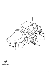 XV250S Пружина