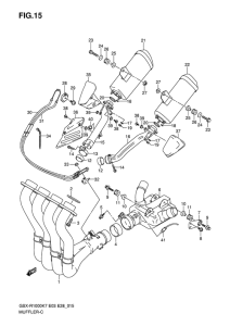 GSX-R1000 Muffler comp