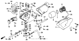 XL250S Air cleaner 80-81