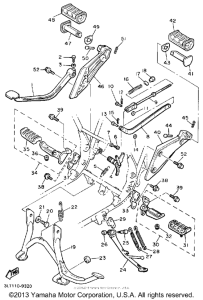YX600WC Подножки