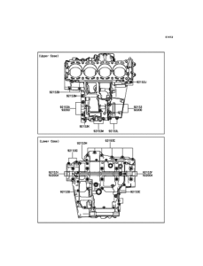 ZG1400 Болты крепления картера