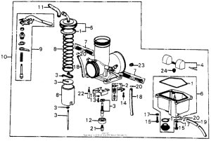 CR250 Carburetor m1-76