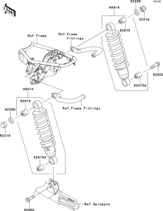 EJ800 Подвеска  /  амортизатор