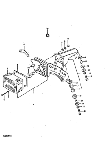 TS250 Задний комбинированный сигнал