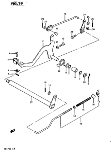 PE175 Передний суппорт
