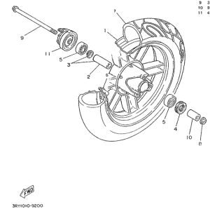 CW50R Переднее колесо