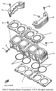 XJ700XNC Цилиндры