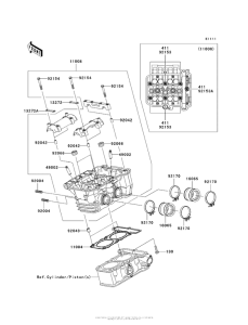 EX250 Головка цилиндров