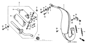 CR125R Расширительный бачок