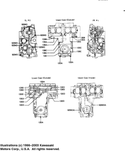 KZ1100 Crankcase bolt & stud pattern