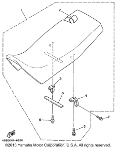 XT225L Сиденье