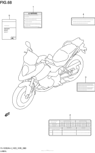 DL1000 (ABS) Label (Dl1000Al4 E03)