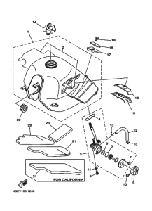 XT225P XT225 Tank fuel