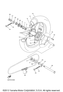 YZ426FP Переднее колесо