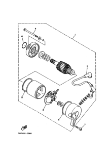 SRX250 ｽﾀｰﾃｲﾝｸﾞﾓｰﾀ