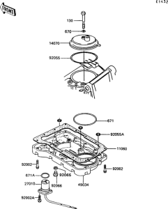 Z550 Поддон картера