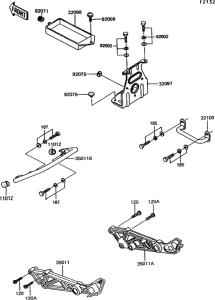 EX305 Короб для АКБ