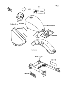 VN750 Лейбл предостережения