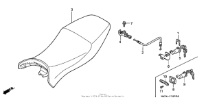 CBR1100XX Сиденье
