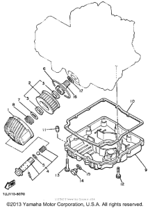 YX600SC Маслянный фильтр