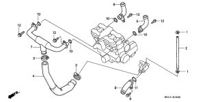 CB1000F Труба водная