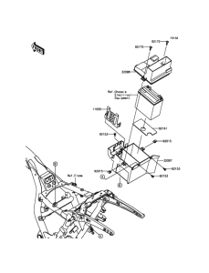 VN1700 Короб для АКБ