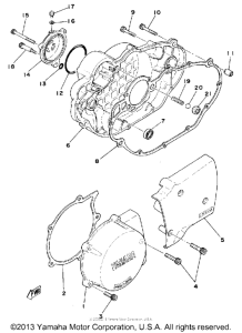SR500E Боковые крышки