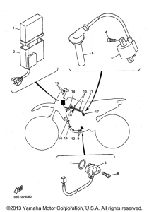 YZ400FK Электрика