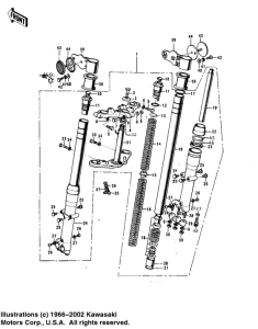  Вилка передней оси