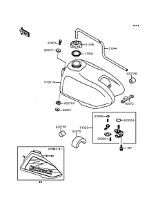 KX60 Топливный бак