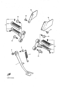 SRX400 ｽﾀﾝﾄﾞ. ﾌｰﾄﾚｽﾄ