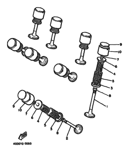 XJ550 Клапана