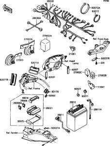 ZX1100 Электрика