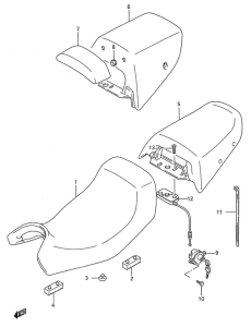 GSX600 Пружина