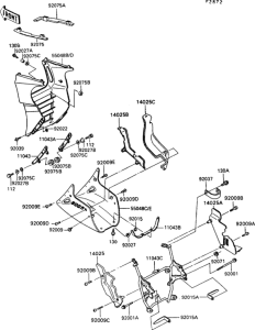 ZX900 Cowling lowers(1 / 2)