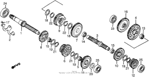 VT1100C Трансмиссия