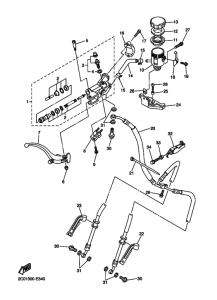 YZF-R6R Передний тормозной цилиндр