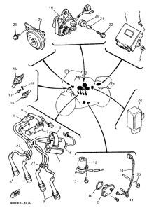 YZF750R Elektrische ausrustung 1