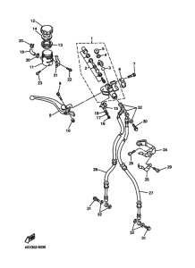 YZF-R1 Передний тормозной цилиндр