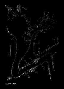 YN50 Рулевой рычаг и кабель