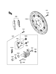 EJ800 フロントブレーキ