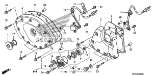 GL1800 (ABS) Front cover + transmission cover