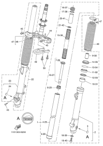  Передняя вилка