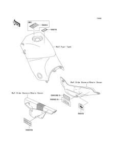 KLE500 Лейбл предостережения