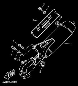 CW50 Выхлопная система
