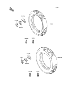 ZX500 Покрышки