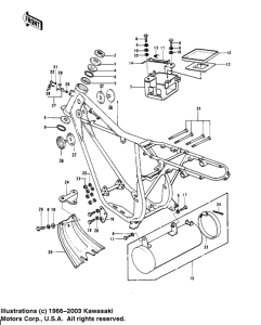 KV100 Frame / frame fittings