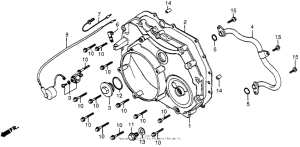 CX500 Кожух трансмиссии