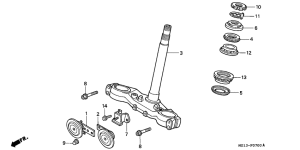 CB1000F Траверса нижняя